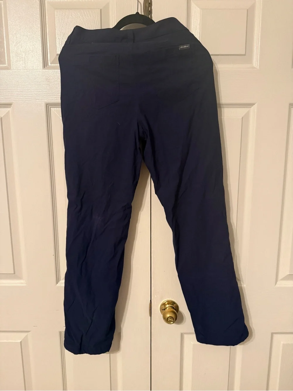 Eddie Bauer Men's Dark Navy Cargo Travel Pants